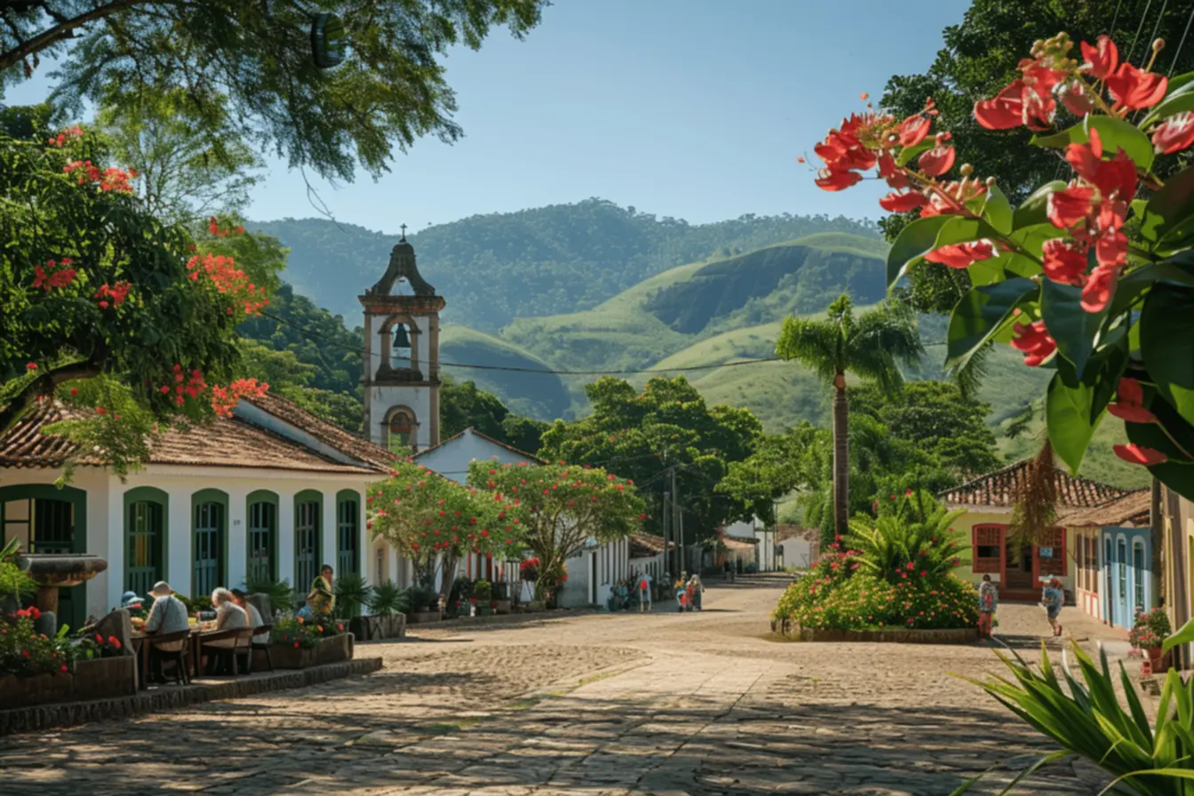 Praça Central de Glaucilândia - MG