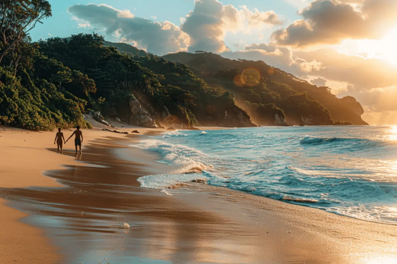 Vista deslumbrante da Praia da Pinheira