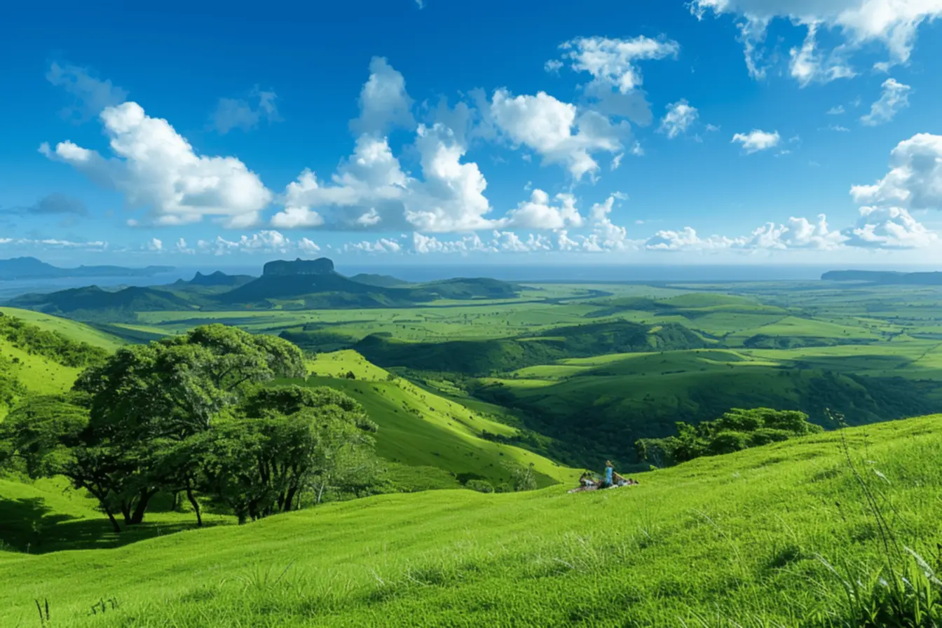 Vista do Morro do Forno em Serra do Mel - RN