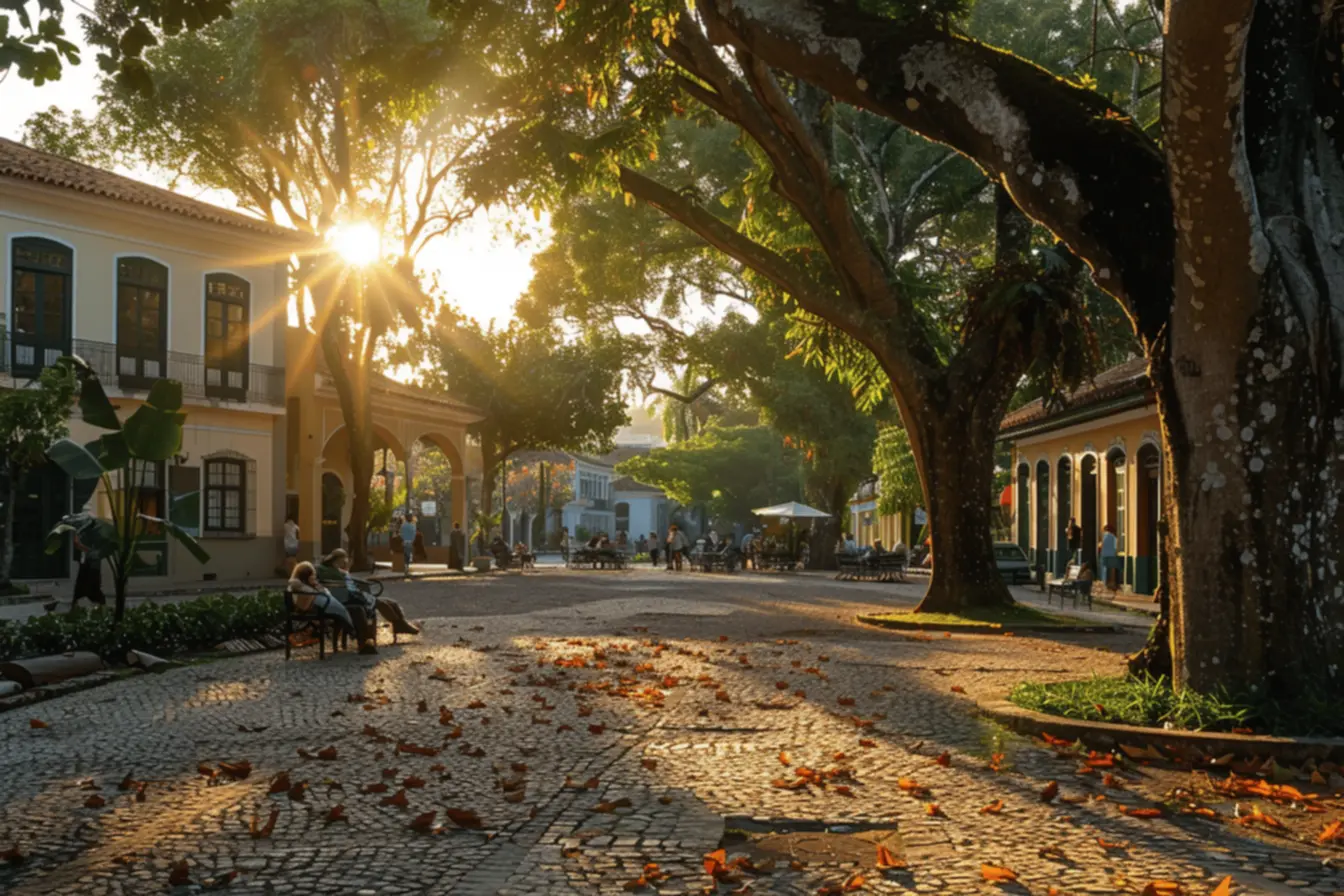 Praça da Matriz em Tatuí