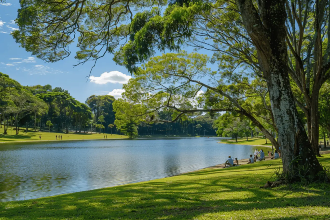 Caminhada no Parque Ambiental