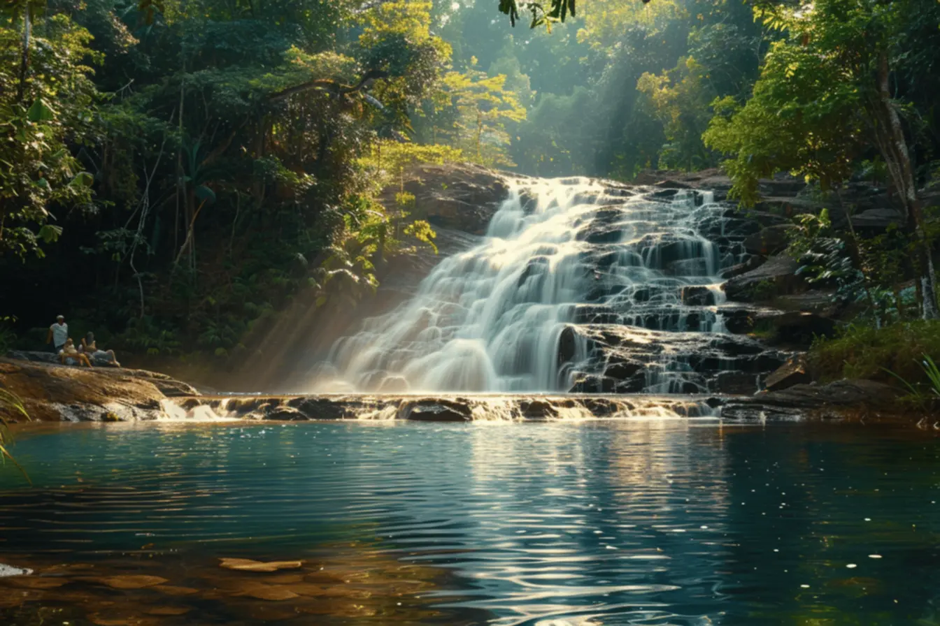 Cachoeira da Ladeira - Relaxando em Cachoeirinha