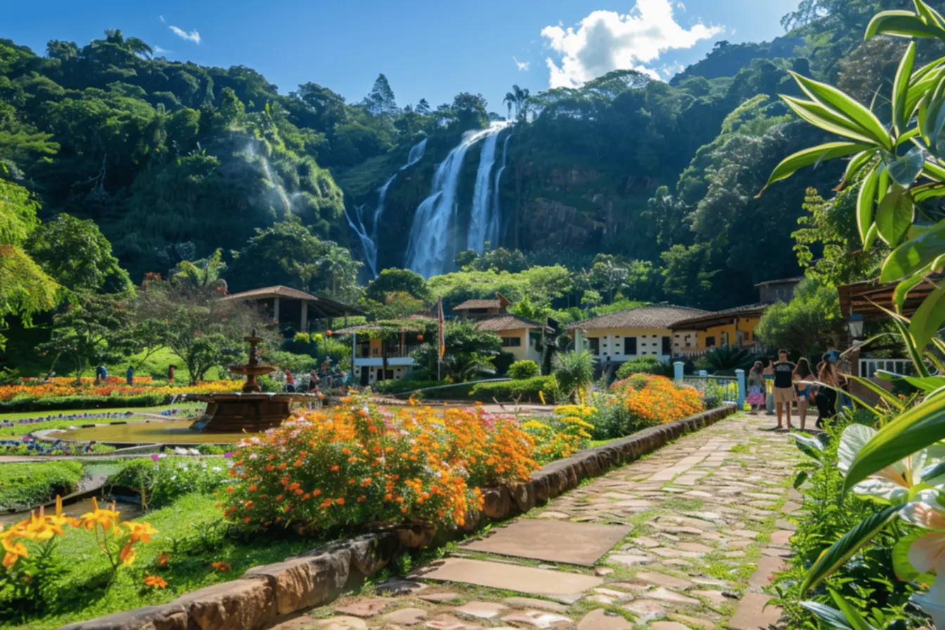Praça Central em Lebon Régis