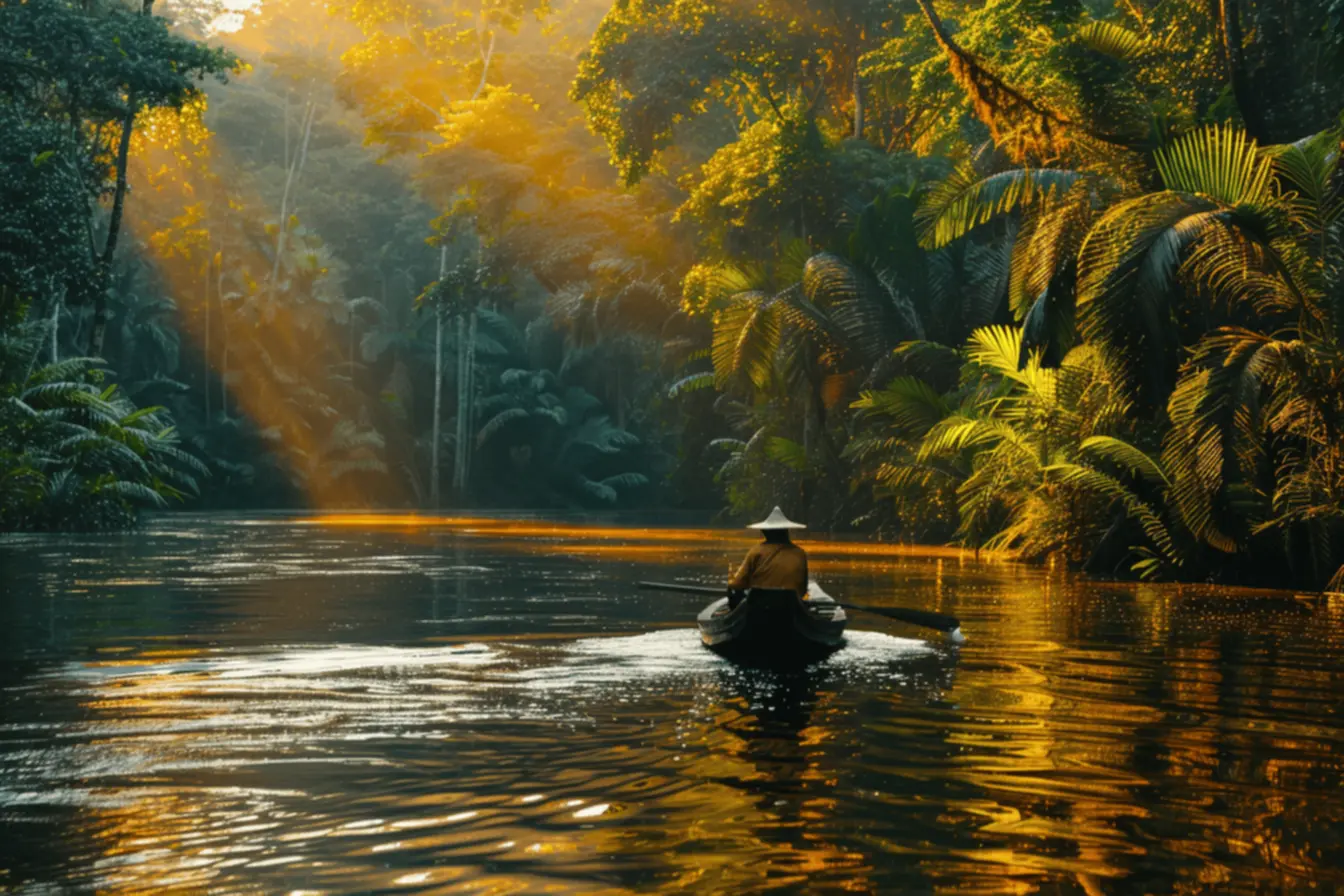 Trilhas no Parque Nacional da Amazônia
