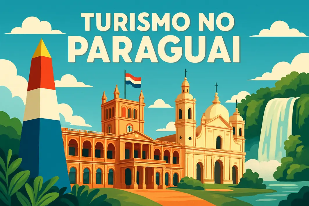 planejamento viagem paraguai documentos 1 Pessoa revisando documentos de viagem e mapas sobre mesa de madeira com laptop e café